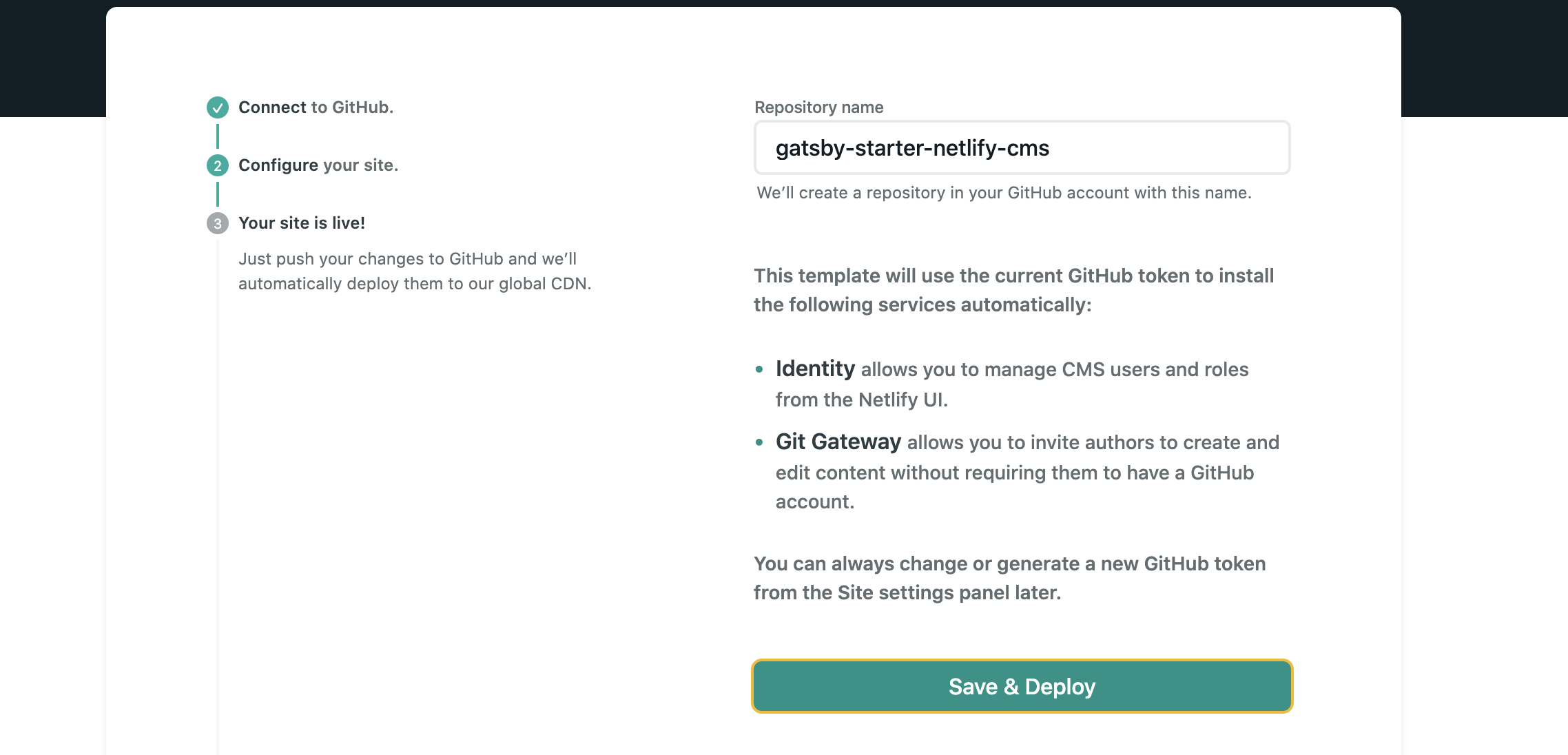 NetlifyCMS | Deploy Site